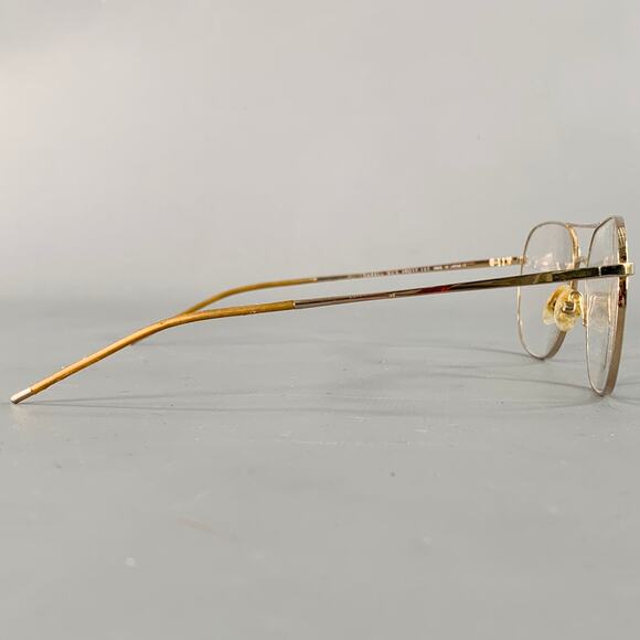 GOTTI Gold Metal Aviator Eyewear Frames - Picture 2 of 6
